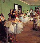 The Dance Class II by Edgar Degas